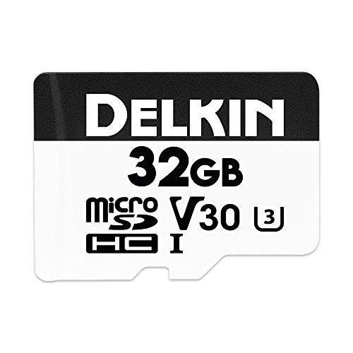 Delkin  디바이스 32GB Advantage microSDHC UHS-I (V30) 메모리 카드 (DDMSDW66032G)