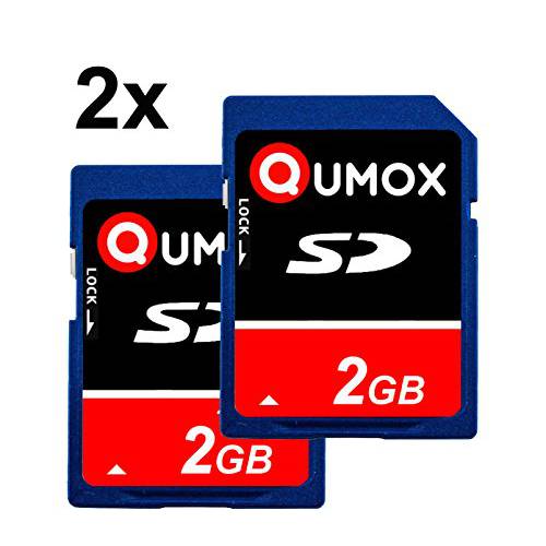 2pcs pack QUMOX 2GB 2048MB SD 메모리 카드 for 카메라 폰 mp3 mp4 fm 송신기