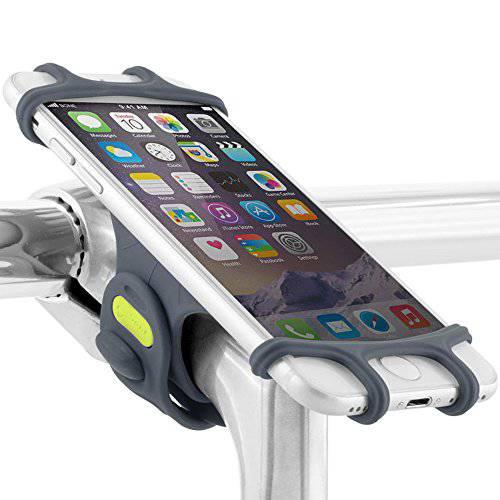 Bone  자전거 Tie 프로 범용 자전거 폰 마운트, 실리콘 Bicycle 폰 홀더, 범용 오토바이 스템 마운트 호환가능한 for 아이폰 Xs/ X/ 8/ 7/ 6s, 갤럭시 S8/ S7/ S6, 4.0”-6.0” 폰- 다크 블루