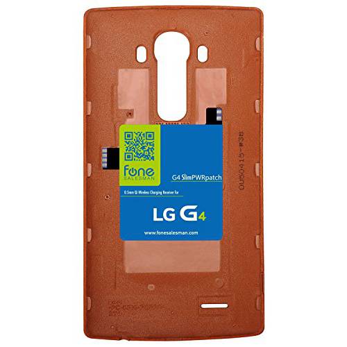 G4 SlimPWRpatch - 울트라 Thin Qi 무선 블루투스리시버 NFC 안테나 스티커 카드 패치 모듈 for LG G4. 호환가능한 with 버라이즌, T-Mobile, Sprint. Recommended to 사용 with QiStone+, WoodPuck or KoolPad