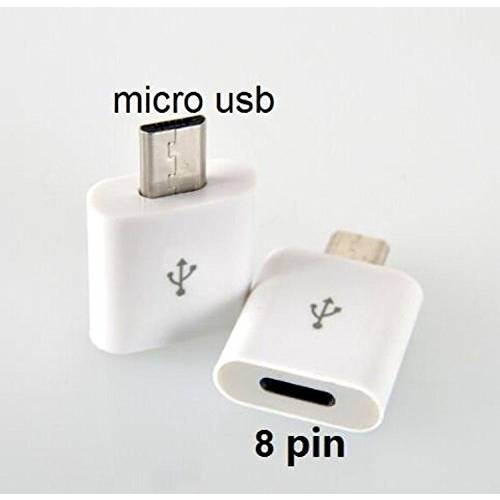 MicroUSB 변환기에 Apple 점화 8 핀 케이블 - iPhone 5 / 6 / 6s 케이블은 안드로이드 Kindle etc.를 위탁하는