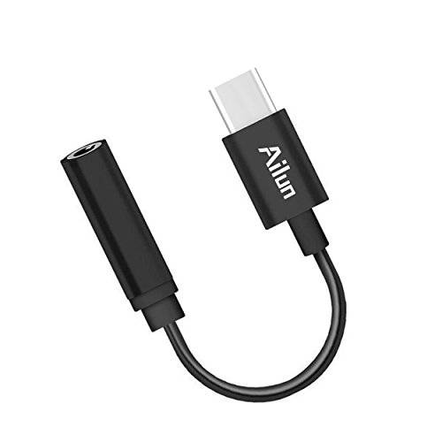 Ailun USB C to 3.5mm Hi-Res 오디오 어댑터 타입 C Male to Female Aux Jack 스테레오 이어폰 헤드폰 동글 케이블 컨버터 for 갤럭시 s20+ S20Ultra S10Plus/ Note10/ 10Plus 아이패드 프로 2018 USB C 디바이스