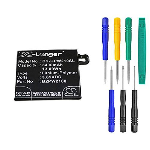 Cameron Sino 3400mAh Li-Polymer High-Capacity 교체용 Batteries for 구글 Pixel XL, G-2PW2100, G-2PW2200, G-2PW2100-021-B, fits 구글 35H00263-00M, B2PW2100 with 툴 kit