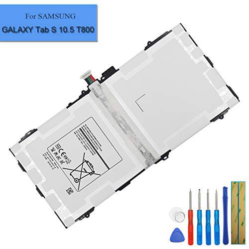 NEW Replacement Laptop Battery EB-BT800FBC EB-BT800FBE Compatible with Samsung Galaxy Tab S 10.5 SM-T800 SM-T801 SM-T805 with tool