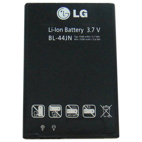 LG BL-44JN 1500mAh Original,오리지날 OEM 배터리 for the LG MyTouch/ E739/ Marquee/ VS700/ Enlighten/ Connect - Non-Retail 포장, 패키징 - 블랙