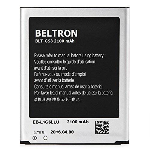 New BELTRON 2100 mAh 교체용 배터리 for 삼성 갤럭시 S3 SIII (I747 I535 L710 T999) EB-L1G6LLA EB-L1G6LLU EB-L1G6LLZ