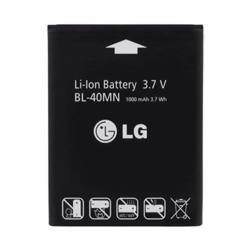 LG LG EAC61700902 BL-40MN 1000mAh Original,오리지날 OEM 배터리 for the LG Xpression C395/ LN272 Rumor Reflex - 배터리 - Non-Retail 포장, 패키징 - 블랙