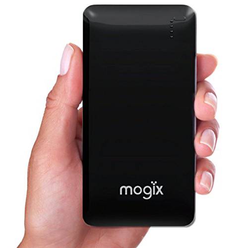 Mogix  외장 배터리 폰 충전 10400mAh 파워 Pack - 최고의 뱅크 for 고속충전 2 USB Ports (블랙)
