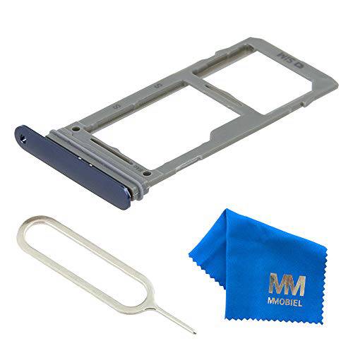 MMOBIEL SIM/ SD 카드 트레이 호환가능한 with 삼성 갤럭시 S9 G960/ S9 플러스 G965 (블루) 포함 sim 핀
