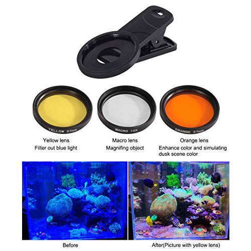 Aquarium Choice Coral 렌즈 필터 키트 for 폰