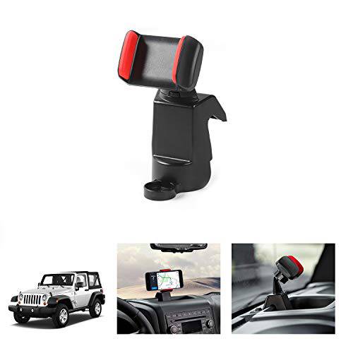 Universal 360 Degree Car Mount Phone Holder for Phone Cellphone Mount for 2012-2017 Jeep Wrangler JK JKU