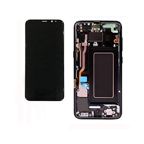 Galaxy S8 5.8inch LCD Display Digitizer Touch Screen Assembly for All Models (G950 G950A G950T G950V) by Mr Repair Parts (for Phone Repair) (Black)