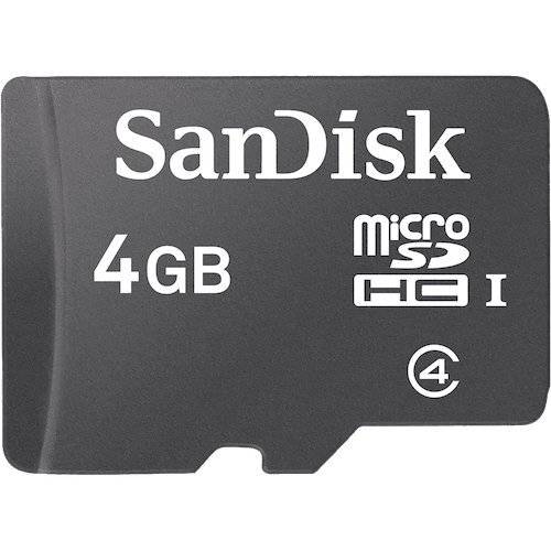 샌디스크 4GB 미니 SDHC 메모리 카드 SDSDQM-004G