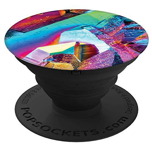 PopSockets: 접이식,접을수있는 그립&  지지대 for 폰 and 태블릿 - Cristales