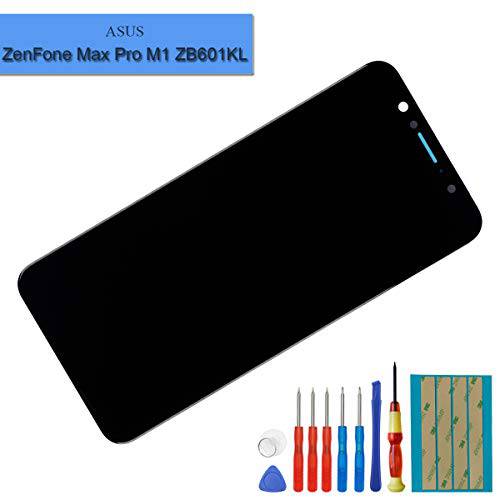 New LCD 스크린 호환가능한 with Asus ZenFone 맥스 프로 M1 ZB601KL ZB602KL LCD 터치 스크린 디스플레이 조립품+ Tools(Black)