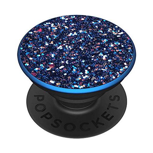 PopSockets: PopGrip with 스왑가능 탑 for 폰 and 태블릿 - Sparkle Peacock