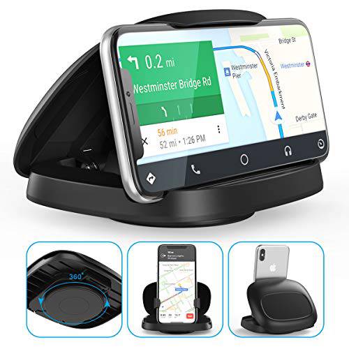 휴대폰, 스마트폰 홀더 for 차량용, JOYEKY  버티컬 Horizontal 차량용 폰 마운트 with 360° 회전 탈착식 마그네틱,자석 Base 대쉬보드 거치대 호환가능한 아이폰 삼성 갤럭시 안드로이드 스마트폰, GPS 디바이스