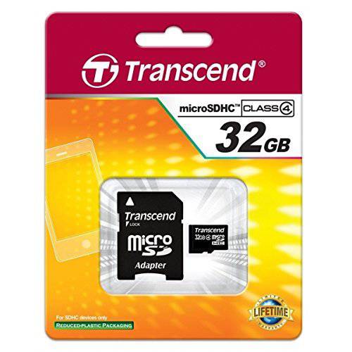 트렌센드 32GB microSDHC 메모리 카드 호환가능한 With 삼성 갤럭시 Grand 프라임 휴대폰, 스마트폰 - with SD 어댑터