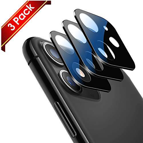 [3 Pack] OUNIER 카메라 렌즈 보호 for 아이폰 11 카메라 필름 메탈 프레임 9H 강화유리 차단 간편 Install 고 해상도 Anti-Scratch 호환가능한 with 애플 아이폰 11 카메라 Film(6.1’’)