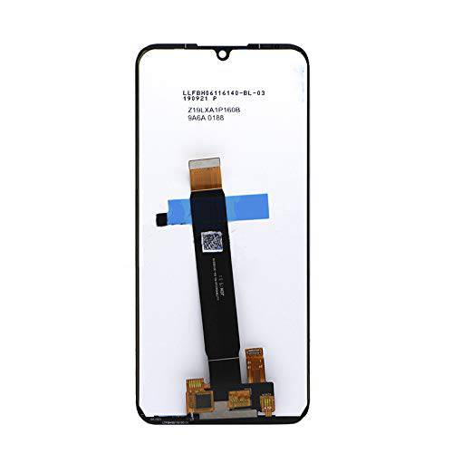 TheCoolCube LCD 디스플레이 터치 스크린 디지타이저 글래스 조립품 교체용 호환가능한 with 모토로라 Moto E6 플러스 6.1 inch (Black)