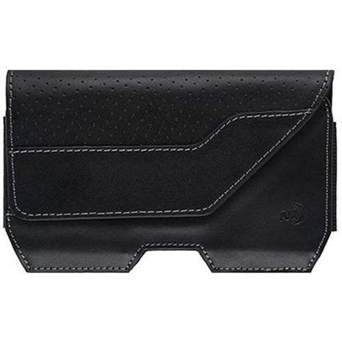 Nite Ize Clip 케이스 Executive 가죽 폰 Holster - 프리미엄 Protective, Clippable 폰 홀더 for Your 벨트 Or Waistband - 엑스트라 라지 - Black