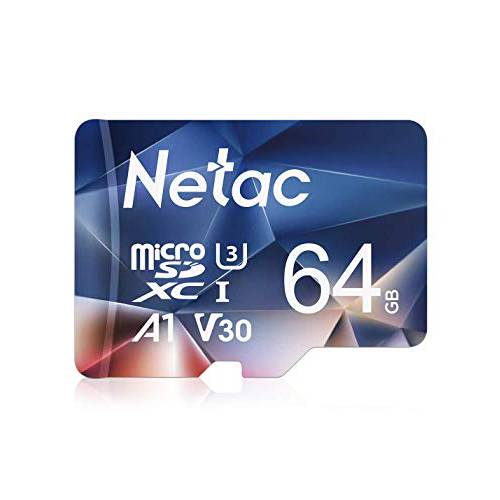 Netac 64GB 마이크로 SD 카드 microSDXC UHS-I 메모리 카드 - 100MB S 667X U3 Class10 풀 HD Video V30 A1 FAT32 고속 조명 TF 카드 P500 스마트폰 블루투스 스피커 태블릿,태블릿PC PC 카메라 for