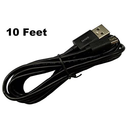 엑스트라 롱 (10ft) Micro USB ChargeSync 케이블, Black (호환가능한 with 모든 킨들 파이어 모델, 플레이스테이션 4, 엑스박스 One and 스마트폰)