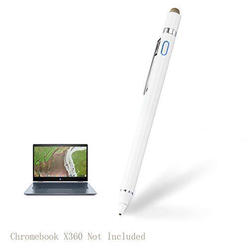 스타일러스 for HP Chromebook X360 펜, EDIVIA 디지털 펜슬 with 1.5mm 울트라 얇은굵기 팁 펜슬 for HP Chromebook X360 스타일러스, 화이트