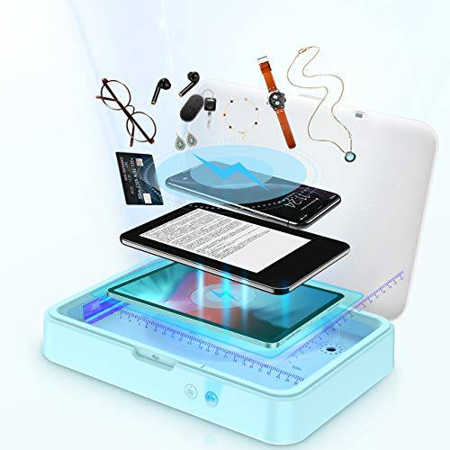 UV 휴대폰, 스마트폰 Sterilizer with 무선 충전, UV-C Samrtphone Sterilizer 클리너, 아로마테라피