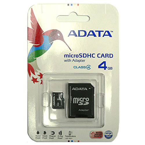 ADATA 메모리 카드 4GB ADATA 4GB microSDHC Class 4 카드