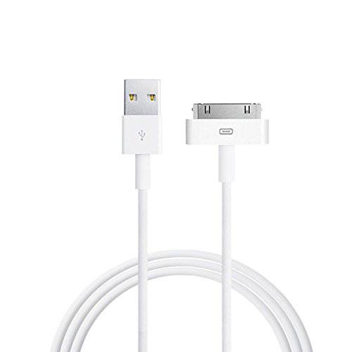 아이패드 케이블, 6ft 화이트 30 핀 to USB 케이블 고속 동기화 충전 케이블 Cables for 아이폰 4/ 4s, 아이폰 3G/ 3GS, 아이패드 1/ 2/ 4, iPod