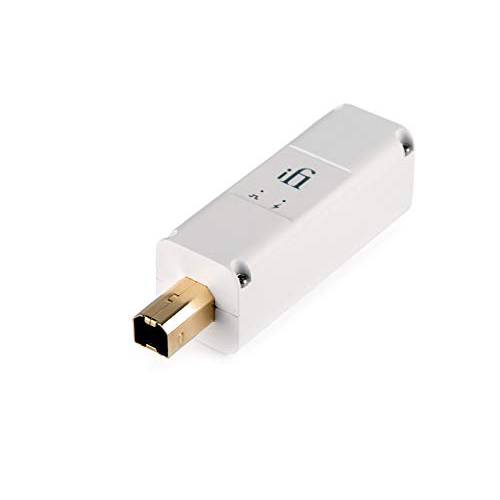 iFi iPurifier3 USB 오디오 and Data Signal 필터/ 정화기 (USB Male 타입 B, 화이트)