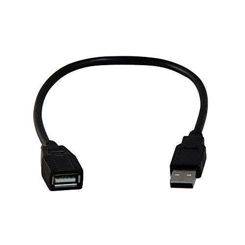 Your Cable store 블랙 1 Foot USB 2.0 고속 연장 케이블