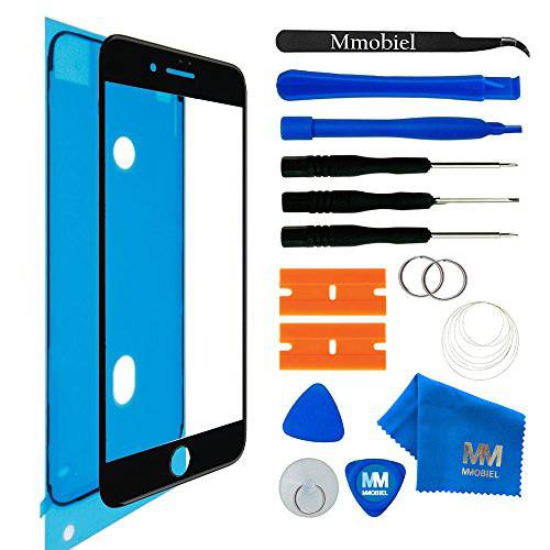 MMOBIEL 프론트 글래스 교체용 호환가능한 포함 아이폰 SE/ 아이폰 8 (Space Grey/ 블랙) 디스플레이 터치스크린 포함 도구 Kit