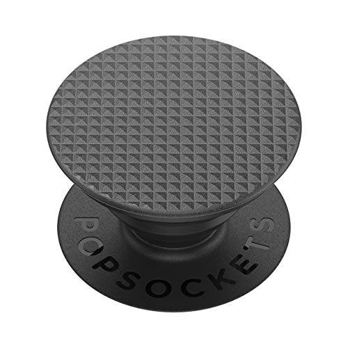 PopSockets: PopGrip 포함 스왑가능 Top for 폰 and 타블렛 - Knurled 텍스쳐 블랙