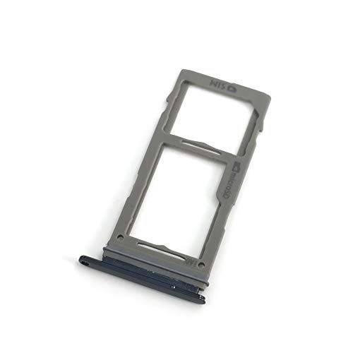 E-REPAIR SIM Micro SD 카드 트레이 홀더 Slot 포함 Rubber 방수, 워터푸르프 개스킷,마개 링 교체용 for 삼성 갤럭시 S10e Single Sim Version 블랙
