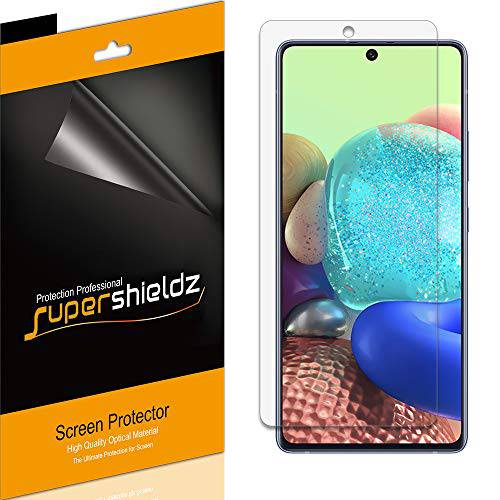 (6 Pack) Supershieldz for 삼성 (갤럭시 A71 5G) 화면보호필름, 액정보호필름, 고 해상도 투명 쉴드 (애완동물)