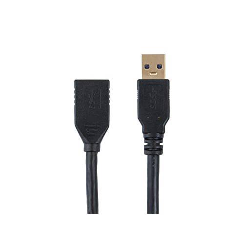 Monoprice 113749 Series USB 3.0 A to A Female 연장 케이블 1.5ft 사용 포함 플레이스테이션, 엑스박스, Oculus VR, USB 조명 Drive, 카드 리더,리더기,  하드디스크, 키보드, 프린터, 카메라 and More