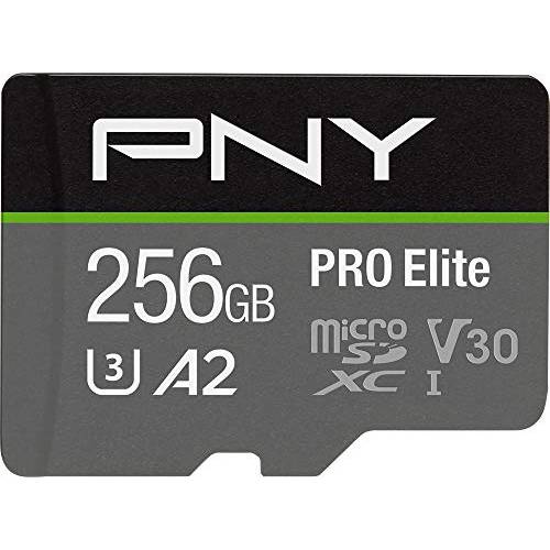 PNY 256GB 프로 Elite Class 10 U3 V30 microSDXC 플래시 메모리 카드