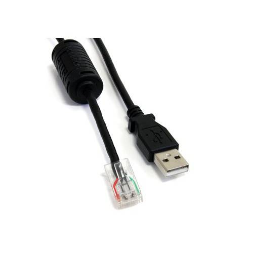 StarTech .com 6 ft 스마트 UPS 교체용 USB 케이블 AP9827 - USB 케이블 - USB ( M) to RJ-45 (10 핀) ( M) - 6 ft - 블랙 -  USBUPS06