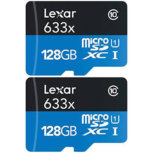 Lexar High-Performance 633x microSDHC/ microSDXC UHS-I 128GB 메모리 카드 2 팩 (LSDMI128BBNL633A)