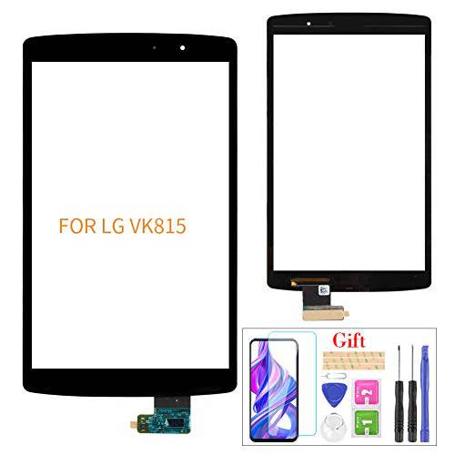 A-MIND LG G 패드 VK815 VK-815 X 8.3inch 터치 스크린 교체용, 전면 글래스 패널 Only(Not 포함 LCD), 스크린 보호+ 툴 Kits(Black)