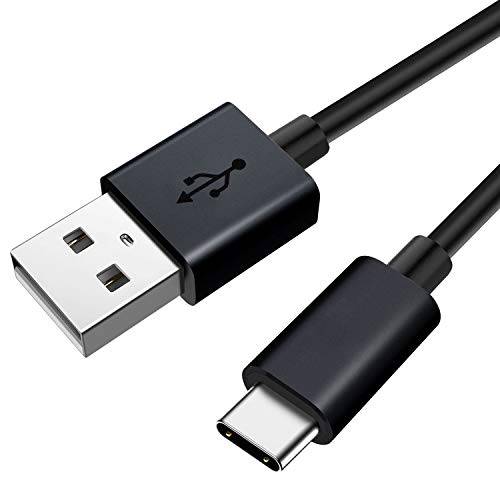 교체용 USB 충전기 데이터 전송 케이블 구글 픽셀 3a/ 3a XL/ 2/ 2XL/ 3/ 3XL, USB 타입 C to A 고속충전 충전 케이블 (5ft 블랙)