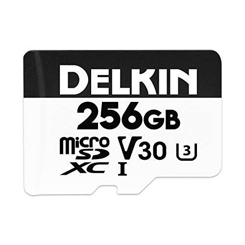 Delkin 디바이스 256GB Advantage microSDXC UHS-I (V30) 메모리 카드 (DDMSDW660256)