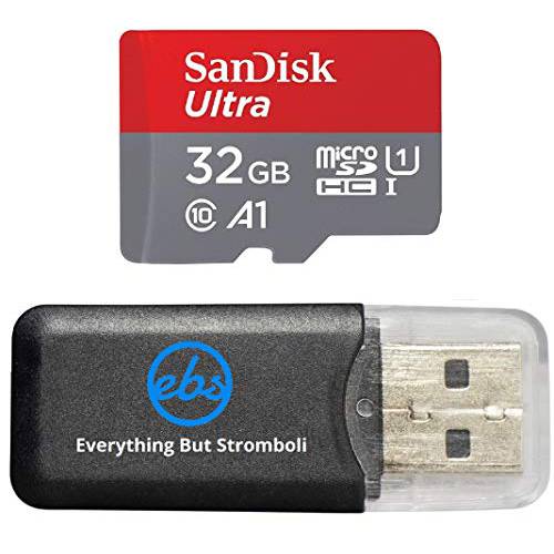 Sandisk 울트라 마이크로 SDHC 마이크로 SD UHS-1 TF 메모리 카드 32GB 32G Class 10 works LG G3 w/ Everything But 스트롬볼리 메모리 카드 리더, 리더기