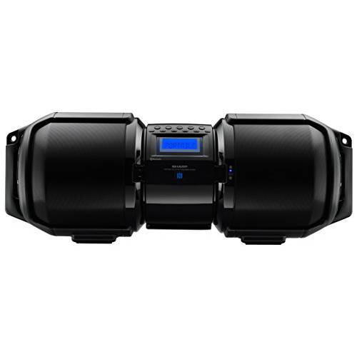 샤프 GXBT9 휴대용 블루투스 붐 박스 (블랙), 10.80 x 29.50 x 11.00