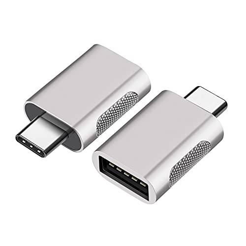 USB C to USB OTG 어댑터, 썬더볼트 3 to USB 3.0 어댑터 호환가능한 맥북 프로 2018 2017 2016, 마이크로소프트 서피스 고, 삼성 갤럭시 노트 8, S9, S10, Pixel3.Dell Xps and More Type-C 디바이스