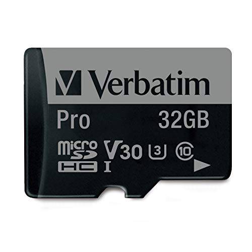 Verbatim 32GB 프로 600X microSDHC 메모리 카드 어댑터포함, UHS-I U3 Class 10
