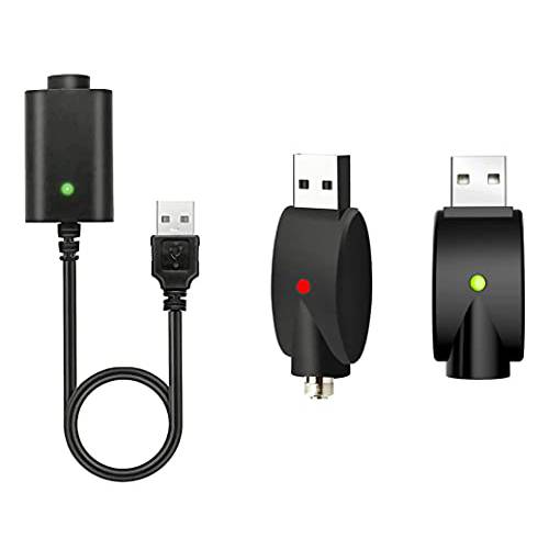 업그레이드된 스마트 USB 충전기 케이블 | 스레드 휴대용 USB 충전기 | 과충전 파워 서지 프로텍트 | USB 충전/ 충전 피니시드 인디케이터 | 510 USB 스레드 스마트 충전기 | 3 PCS