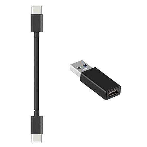 USB-C to USB-C 충전 케이블 케이블 와이어&  블록 어댑터 호환가능한 New Beats 플렉스, New Beats 스튜디오 버즈, JBL, 삼성, 소니, Anker& Other 와이어적은 이어폰, 이어버드 USB 타입 C 충전 포트